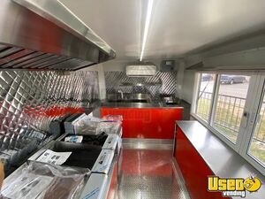 2022 Food Concession Trailer Kitchen Food Trailer Diamond Plated Aluminum Flooring Texas for Sale