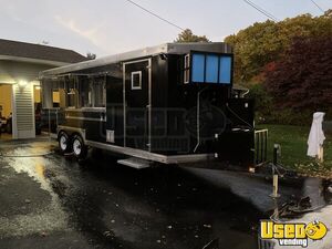 2022 Food Concession Trailer Kitchen Food Trailer Exterior Customer Counter Massachusetts for Sale