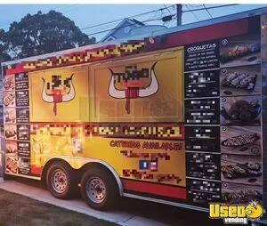 2022 Kitchen Food Concession Trailer with Pro Fire System for Sale in New Jersey!