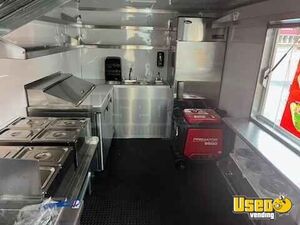 2022 Food Concession Trailer Kitchen Food Trailer Prep Station Cooler Delaware for Sale