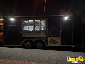 2022 Food Concession Trailer Kitchen Food Trailer Stainless Steel Wall Covers Florida for Sale