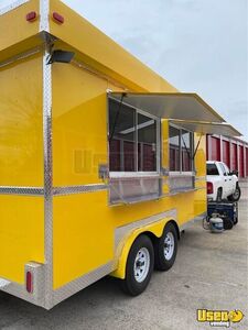 2022 Food Concession Trailer Kitchen Food Trailer Stainless Steel Wall Covers Texas for Sale