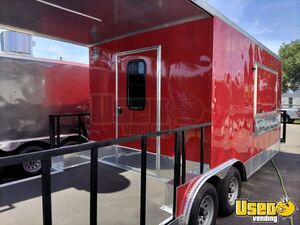 2022 Food Concession Trailer With Porch Barbecue Food Trailer Concession Window Florida for Sale