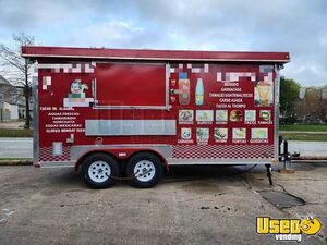 2022 Food Trailer Kitchen Food Trailer Concession Window Texas for Sale