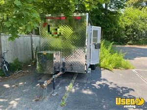 2022 Food Vending 7212 Kitchen Food Trailer Diamond Plated Aluminum Flooring Massachusetts for Sale