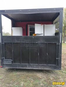 2022 Foody Kitchen Food Trailer Diamond Plated Aluminum Flooring Missouri for Sale