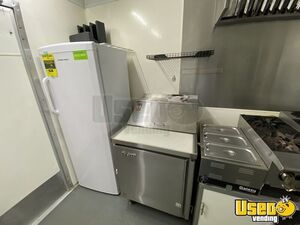 2022 Fs8 Kitchen Food Trailer Stainless Steel Wall Covers Texas for Sale