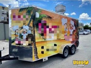 2022 Ftcg Kitchen Food Trailer Stainless Steel Wall Covers Florida for Sale