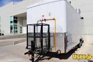 2022 Gk-248080-a Kitchen Food Trailer Stainless Steel Wall Covers Texas for Sale