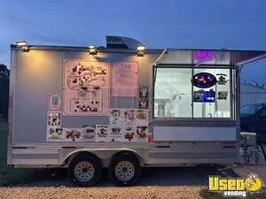 Like New - 2022 8' x 16' Ice Cream Concession Trailer Mobile Vending Unit for Sale in Texas!