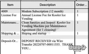 2022 Im600xl Kooler Ice Vending Machine W Water Dispenser Bagged Ice Machine 2 Georgia for Sale