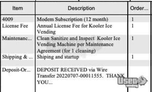 2022 Im600xl Kooler Ice Vending Machine W Water Dispenser Bagged Ice Machine 2 Georgia for Sale