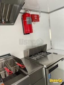 2022 Kitchen Food Concession Trailer Kitchen Food Trailer Diamond Plated Aluminum Flooring Florida for Sale