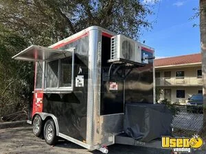 Lightly Used 2022 - 8' x 14' Kitchen Food Concession Trailer with Pro-Fire for Sale in Florida!