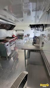 2022 Kitchen Food Trailer Diamond Plated Aluminum Flooring Florida for Sale