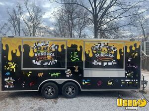 2022 8.5' x 26' Food Concession Trailer Mobile Kitchen w/ Pro Fire System for Sale in Missouri!