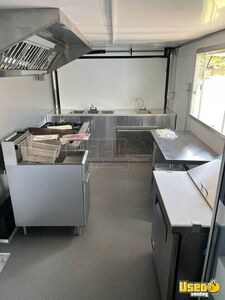 2022 Kitchen Food Trailer Stainless Steel Wall Covers Florida for Sale