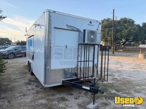 2022 Kitchen Food Trailer Stainless Steel Wall Covers Texas for Sale