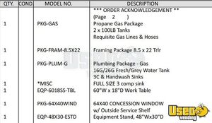 2022 Kitchen Food Trailer Work Table Pennsylvania for Sale