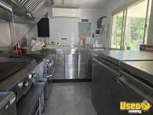 2022 Kitchen Trailer Kitchen Food Trailer Diamond Plated Aluminum Flooring Florida for Sale