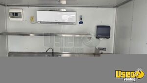 2022 Kitchen Trailer Kitchen Food Trailer Diamond Plated Aluminum Flooring Florida for Sale