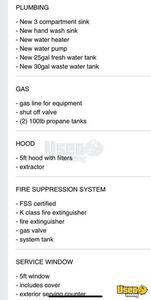 2022 Kitchen Trailer Kitchen Food Trailer Exhaust Hood Florida for Sale