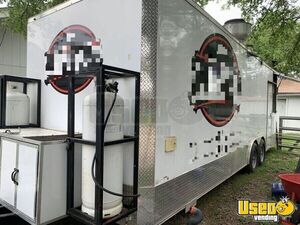 2022 Kitchen Trailer Kitchen Food Trailer Exterior Customer Counter Texas for Sale