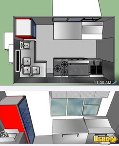 2022 Kitchen Trailer Kitchen Food Trailer Prep Station Cooler Texas for Sale