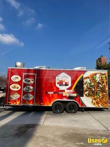 2022 Kitchen Trailer Kitchen Food Trailer Stainless Steel Wall Covers California for Sale