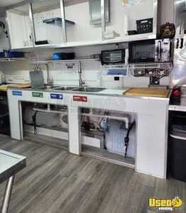 2022 Kitchen Trailer Kitchen Food Trailer Stainless Steel Wall Covers Florida for Sale