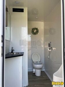 2022 Mobile Restroom Trailer Restroom / Bathroom Trailer Exterior Lighting Texas for Sale