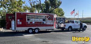 Licensed 2 Counties - 2022 8' x 16'  Food Concession Trailer Mobile Kitchen w/ CA HUD Insignia for Sale in California!