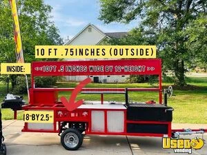 2022 Open Bbq Trailer Open Bbq Smoker Trailer Hot Dog Warmer Georgia for Sale