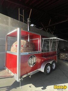 2022 Pizza Food Trailer Pizza Trailer Diamond Plated Aluminum Flooring California for Sale