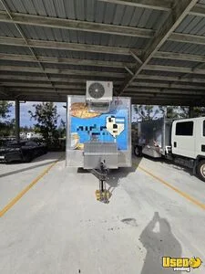 2022 Quality Cargo Kitchen Food Trailer Stainless Steel Wall Covers Florida for Sale
