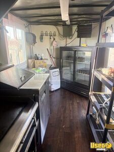 2022 Sfc714ta2 Kitchen Food Trailer Stainless Steel Wall Covers Indiana for Sale