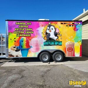 2022 Shaved Ice And Coffee Trailer Snowball Trailer Concession Window Tennessee for Sale