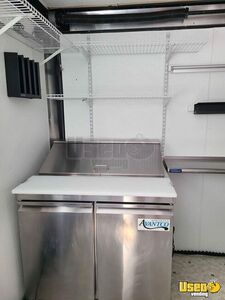 2022 Sp8 Kitchen Concession Trailer Kitchen Food Trailer Stainless Steel Wall Covers Tennessee for Sale