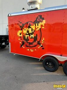 2022 Tandem Kitchen Food Trailer Stainless Steel Wall Covers Texas for Sale