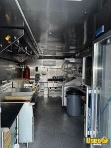 2022 Tl Kitchen Food Trailer Diamond Plated Aluminum Flooring Texas for Sale