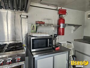 2022 Tra Kitchen Food Trailer Diamond Plated Aluminum Flooring Texas for Sale