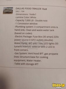 2022 Tra Kitchen Food Trailer Exterior Lighting Texas for Sale