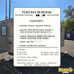 2022 Ut Beverage - Coffee Trailer Interior Lighting Texas for Sale