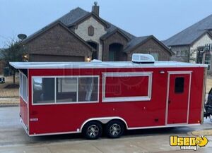 2022 V-series Barbecue Concession Trailer Barbecue Food Trailer Air Conditioning Texas for Sale