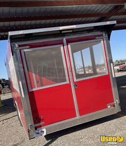 2022 V-series Barbecue Concession Trailer Barbecue Food Trailer Concession Window Texas for Sale