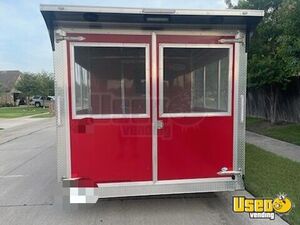 2022 V-series Barbecue Concession Trailer Barbecue Food Trailer Insulated Walls Texas for Sale