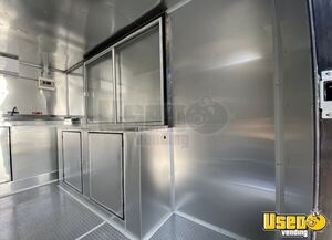 2022 (vt710fte) Concession Trailer Stainless Steel Wall Covers Florida for Sale