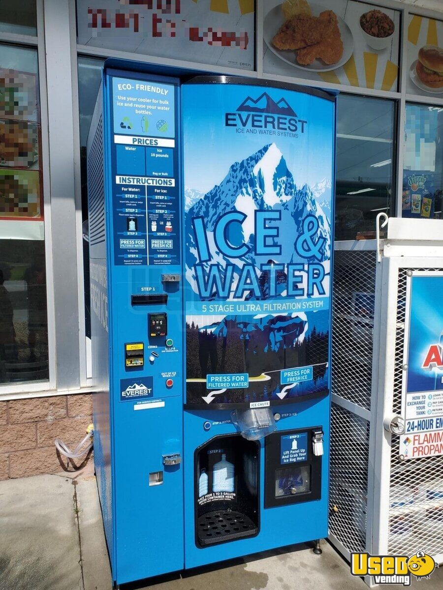 2022 Everest Ice VX3 Bagged Ice and Filtered Water Vending Machine For