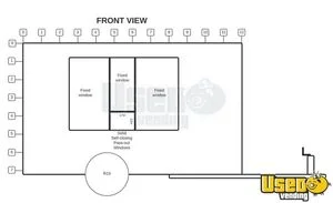 2023 12' Custom Concession Trailer Additional 1 California for Sale