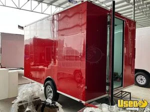 2023 12' Custom Concession Trailer Stainless Steel Wall Covers California for Sale